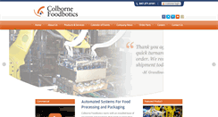 Desktop Screenshot of colbornefoodbotics.com